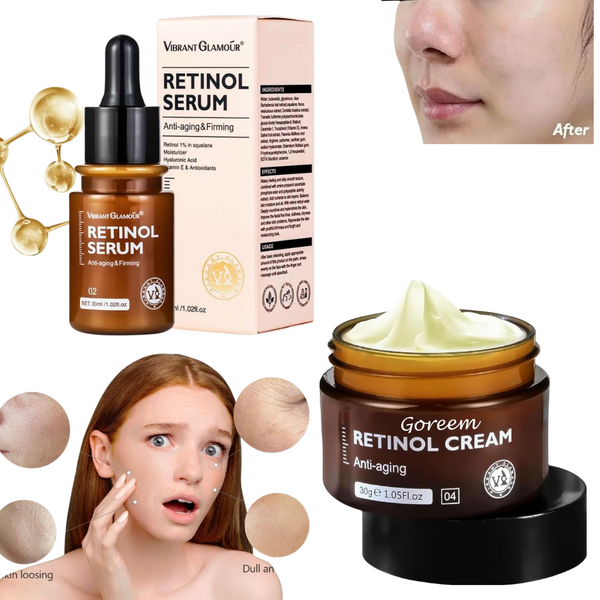 كريم  وسيروم الوجه الريتينول